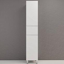 Style Line Шкаф пенал Манхэттен 36 белый матовый – фотография-2